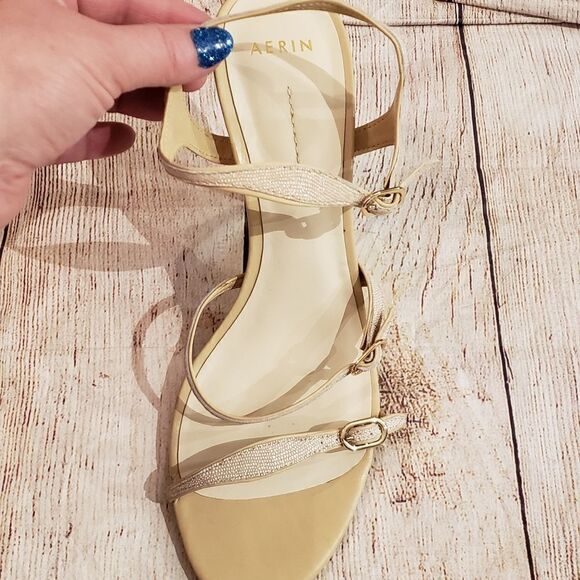 AERIN Strappy Caroline Heels, Sz 10 - Picture 1 of 11